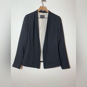 BABATON Keith Blazer Size 6 Open Front With Pockets Black Workwear Excellent!